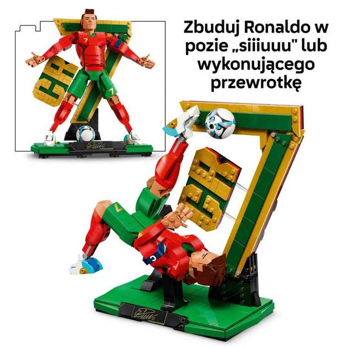 LEGO Editions Cristiano Ronaldo 43016 – 854 elementy, figurka CR7