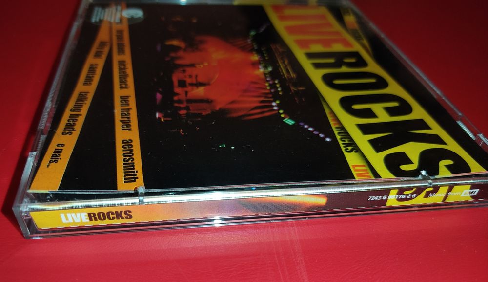 CD - Live Rocks - vários artistas 2cds