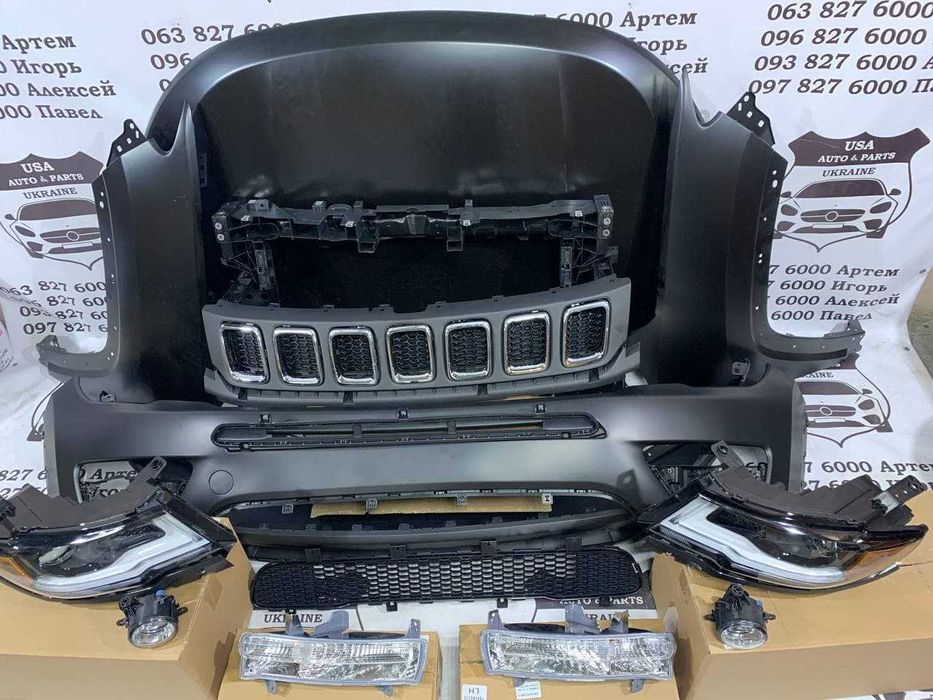 Бампер Jeep Compass 2017 2018 2019 2020 2021 компас