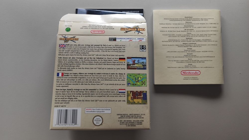 Fire Emblem Gameboy Advance GBA komplet oryginał