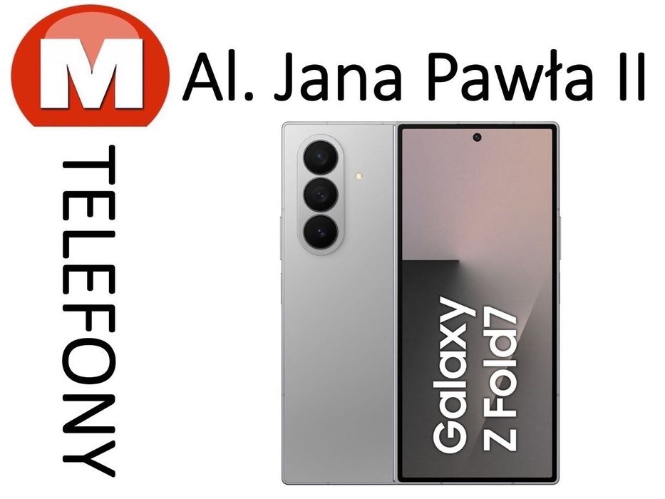 NOWY Samsung Galaxy Z Fold 7 12/512GB Silver Shadow AL JANA PAWŁA