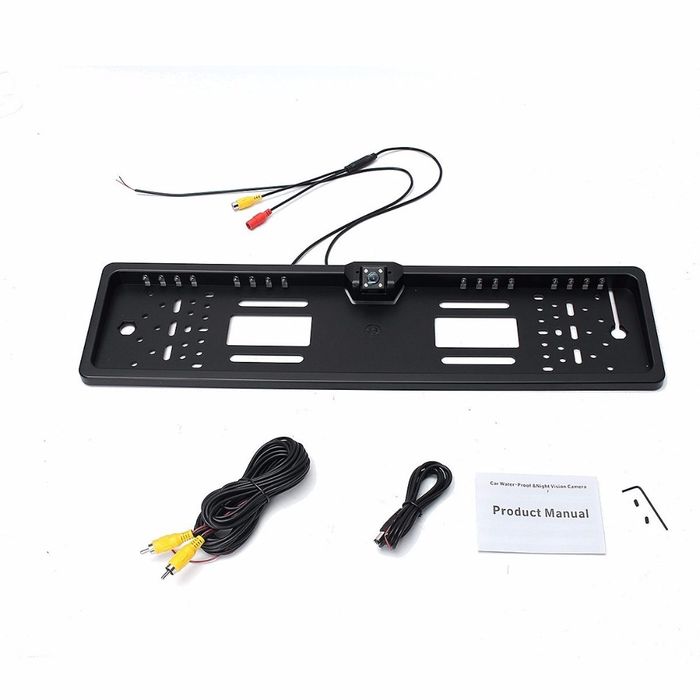 Aro de matrícula com Camara de marcha-atrás