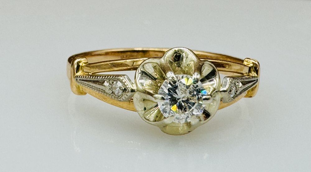 Кольцо с бриллиантами 583