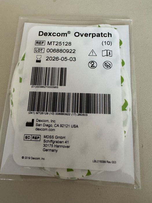 DexCom overpatch G 6 -DOSTĘPNE- 10 szt w opakowaniu. Nowe