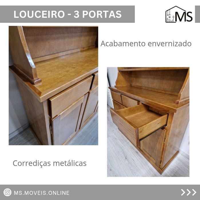 Louceiro em Pinho - NOVOS com possibilidade de personalização