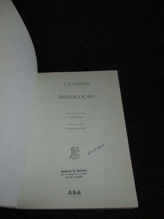 Livros Saga Matthew Shardlake C. J. Sansom