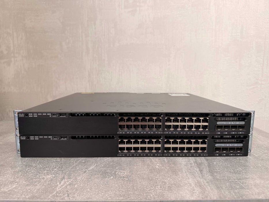 SFP+ POE+ Комутатори Cisco Catalyst WS-C3650-24PD-S гот/безгот розрахунок