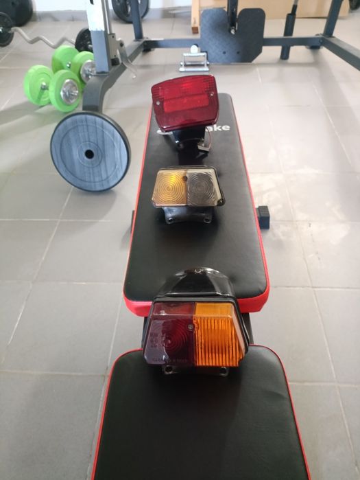 Dnepr luzes sidecar e luz traseira moto