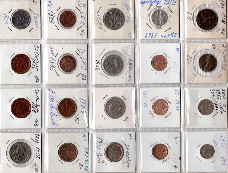 Moedas de Moçambique e República Portuguesa