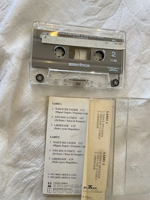 Cassestes Ac Dc - Guns n Roses - Resistencia