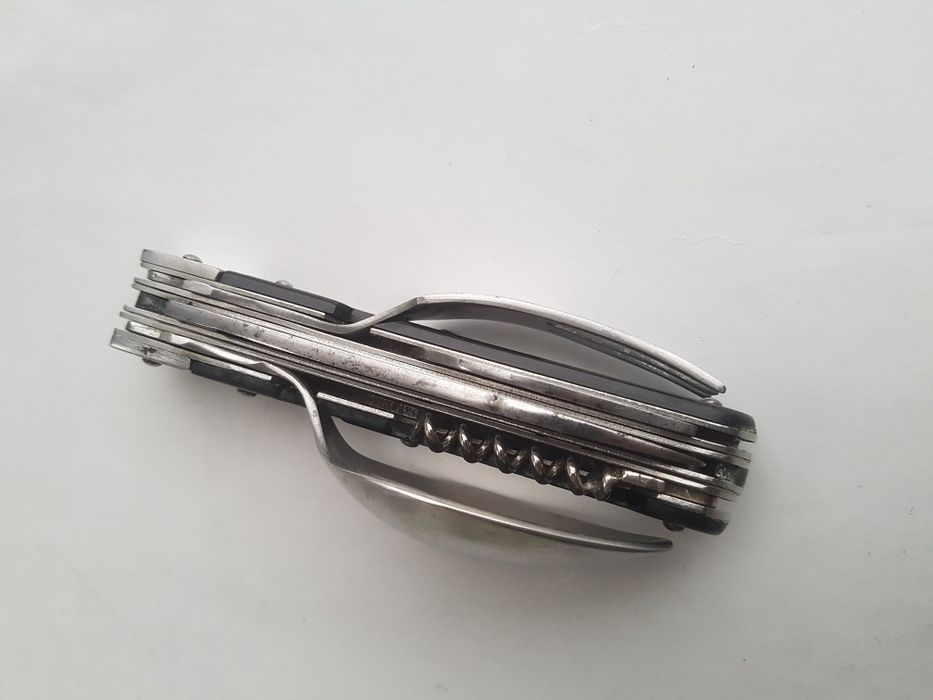 Туристический нож, нож ложка вилка.