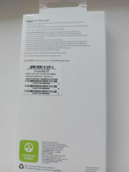 Новый чехол Samsung EF-NS906 для Samsung Galaxy S22+