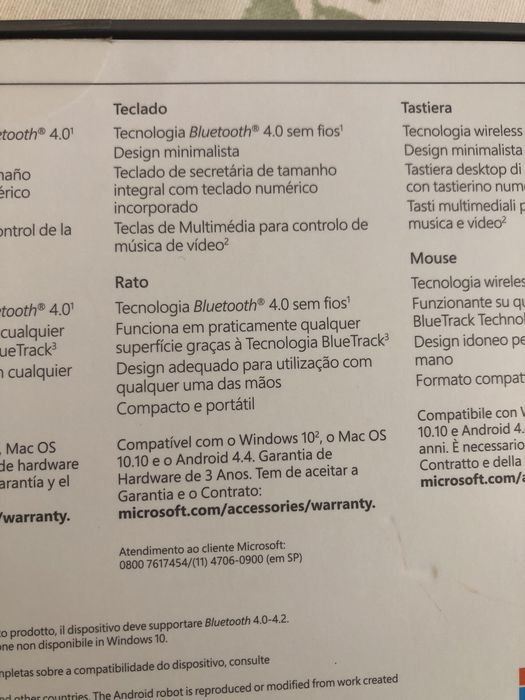 Teclado e Rato Microsoft Designer Bluetooth Português - 7N9-00014