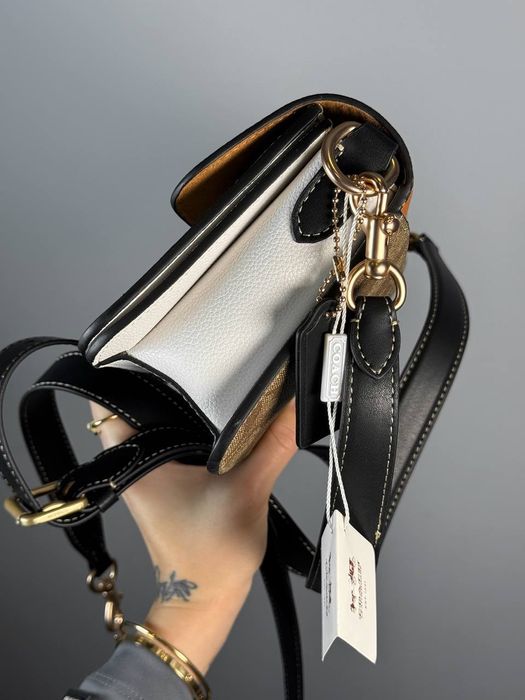 Жіноча шкіряна сумочка  / Шкіряна сумочка коуч / женская сумочка коуч