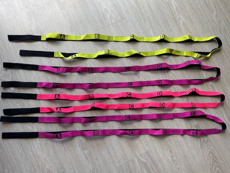 Лента для растяжки 3шт гимнастики Assistance Exerciser 8 петел стрічка