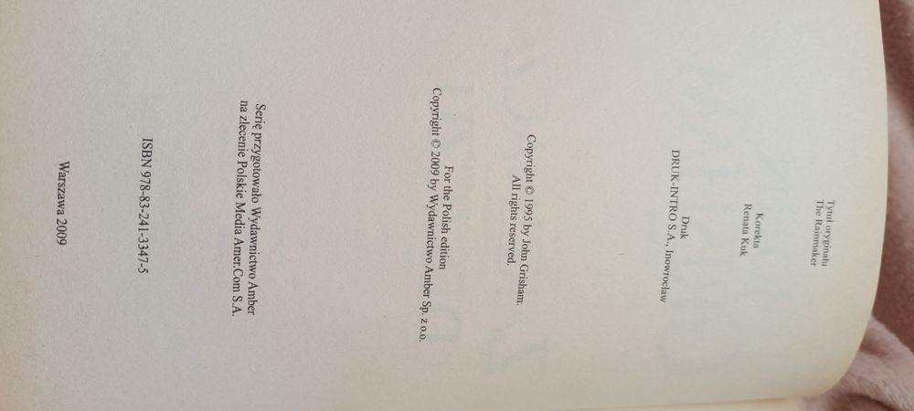 John Grisham. Zaklinacz deszczu.