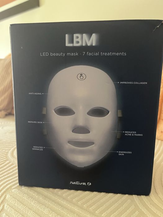 Máscara Facial LED LBM – 7 Modos de Luz | Como Nova