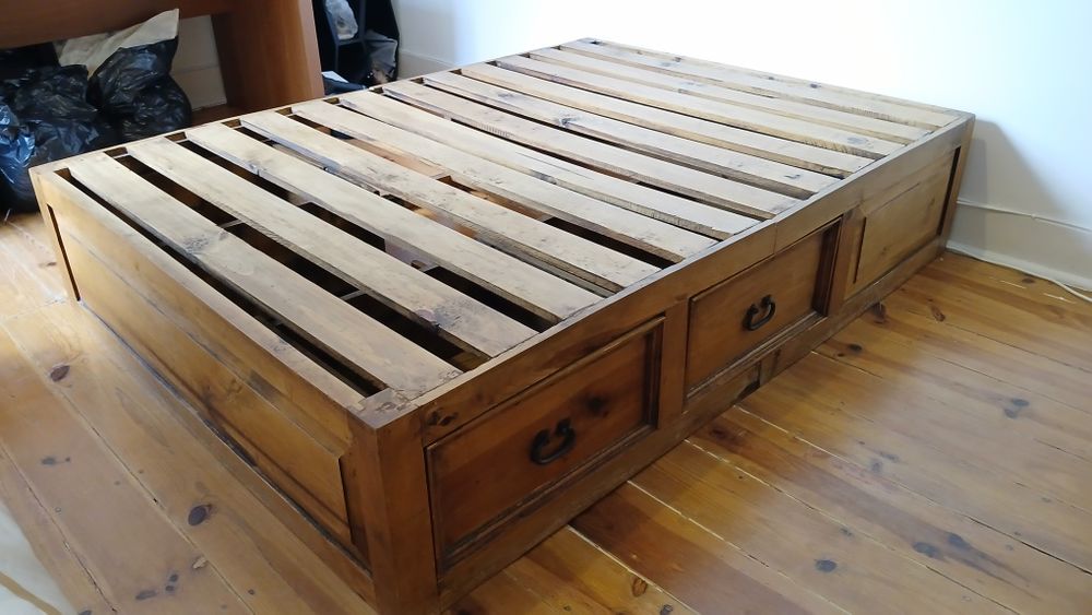 Cama madeira mexicana (já não se faz)