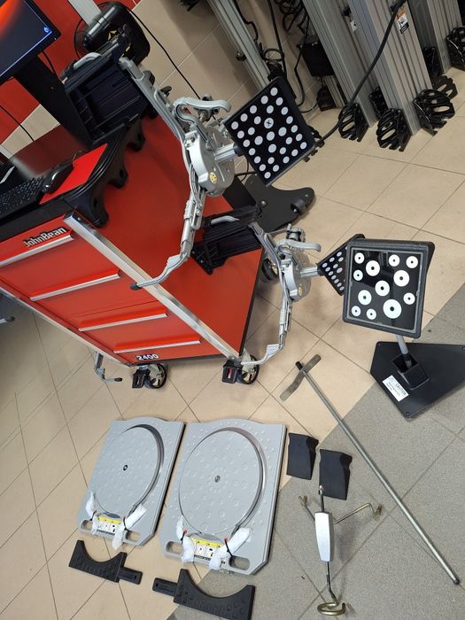John Bean 3D V2400 AC400 lift geometria kół zbieżność