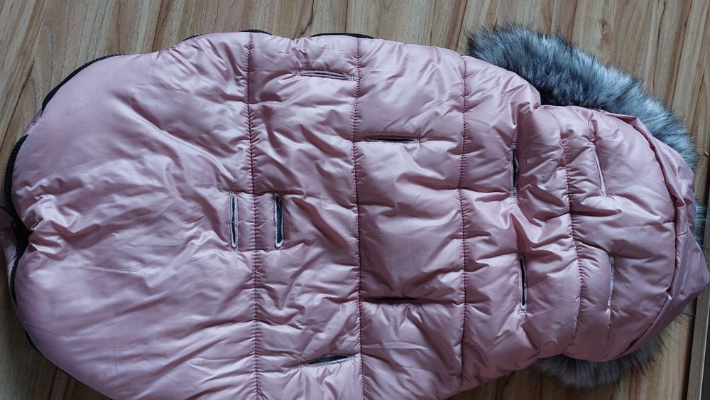 Śpiworek cotton moose różowy