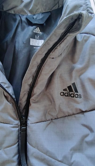 Kurtka Adidas model BSC INS JKT, szara, rozm. M