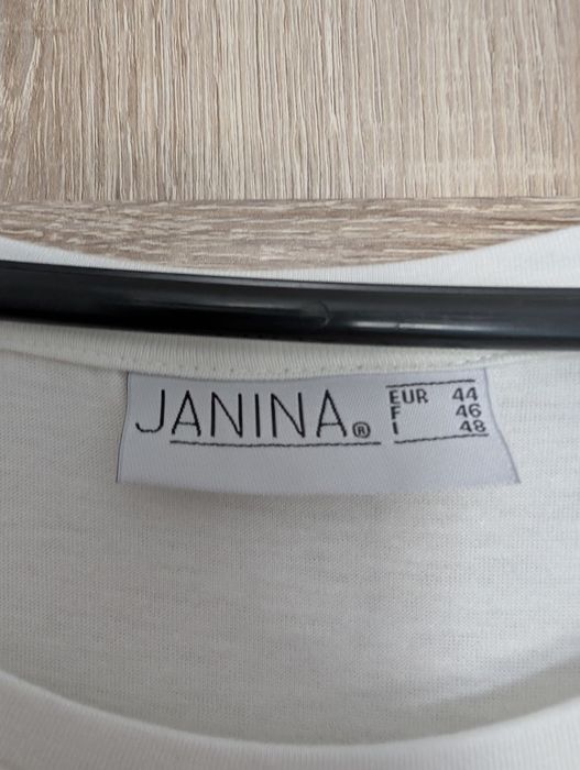 Biała bluzka Janina, rozmiar 44 (XXL) | Plus size | Stan bardzo dobry