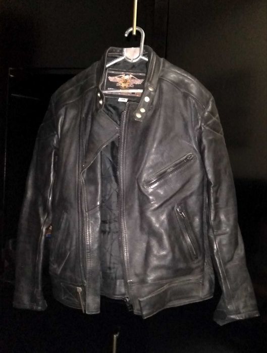 Casaco de cabedal vintage