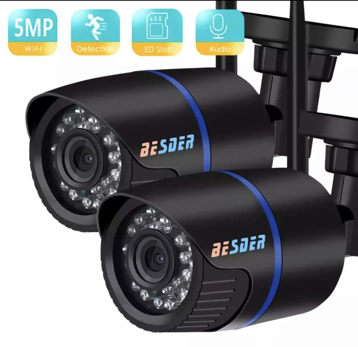 Wifi ip Камера видеонаблюдения 2мп 5мп Dahua Besder Sony