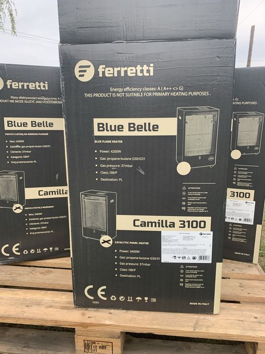 Обігрівач , обогреватель  газовий  Camilla 3100  Ferretti  обігрівач газовий