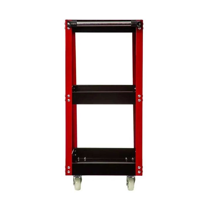 Мобільний сталевий візок 3 полки Тележка для инструментов на колесах