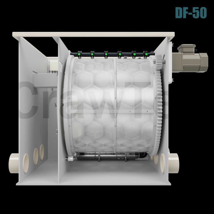Барабанний фільтр 50 м³/годину