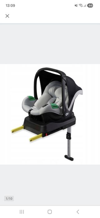 Fotelik samochodowy z bazą ISOFIX
