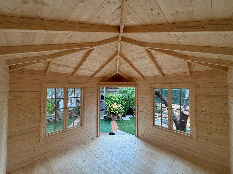 Casa de Madeira para jardim - Modelo ARUBA 11m2