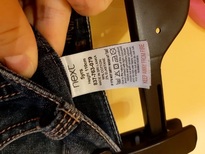 Spódniczka 110 jeans NEXT jeansowa wiek 4-5 lat