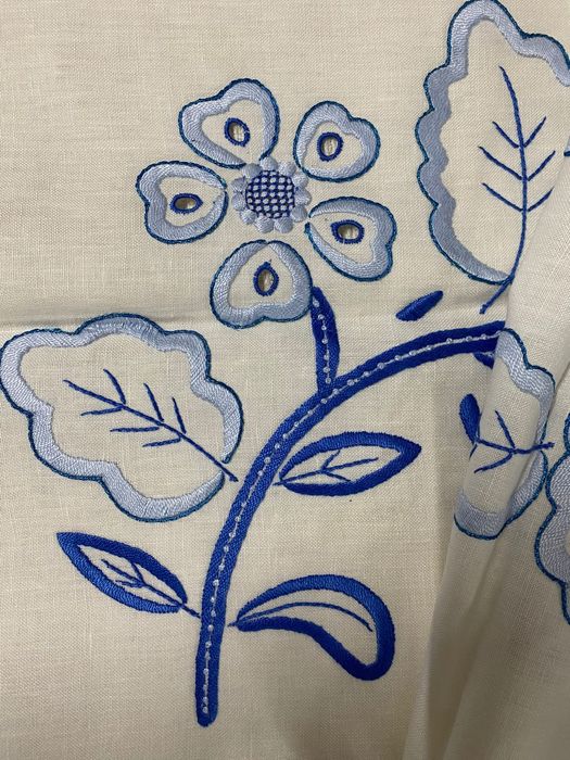 Centro de mesa bordado, Handmande