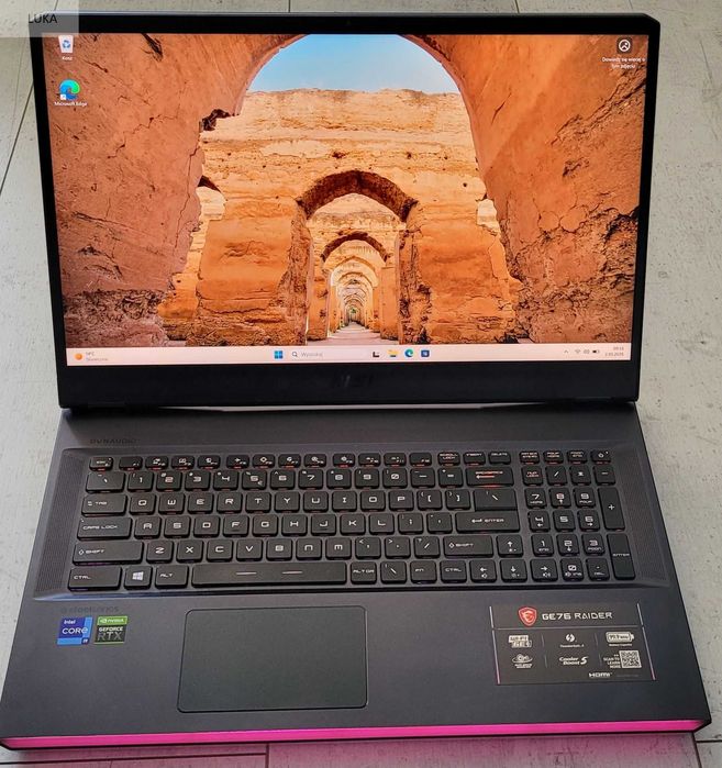 Laptop MSI GE 76 Raider Intel I9, RTX 3080, 32GB RAM