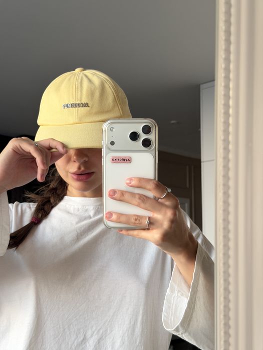 Jacquemus кепка бейсболка жовта