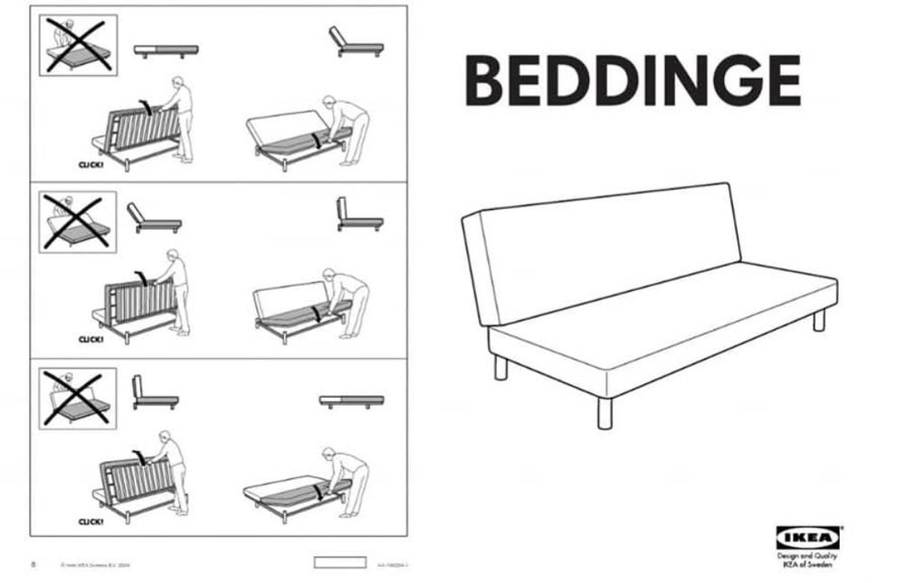 Sofá-cama IKEA Beddinge Lovas