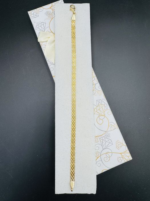 Nowa zlota bransoletka proba 585 waga 4,17g