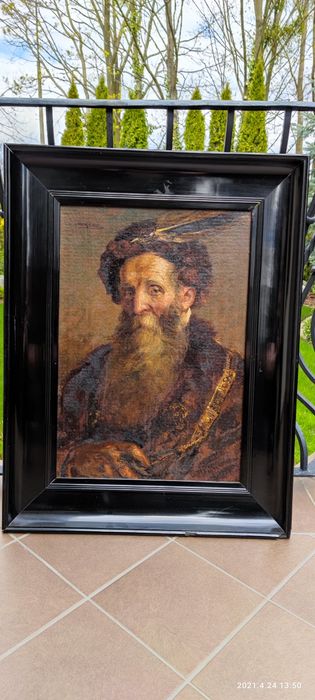 Portret mężczyzny. Autor Hans Tiel