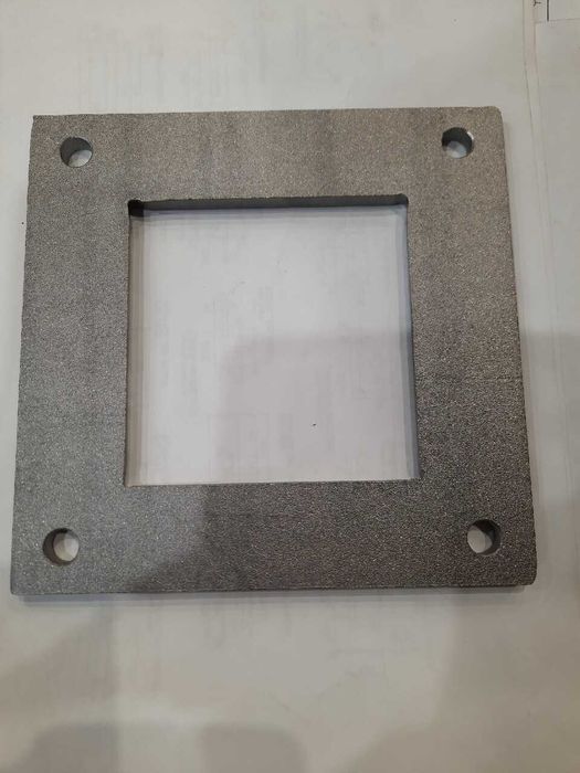 Blacha stalowa formatka marka wypałki 100x100x12