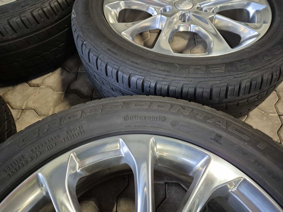 Koła felgi 20" JEEP GRAND CHEROKEE opony Continental 265/50/r20