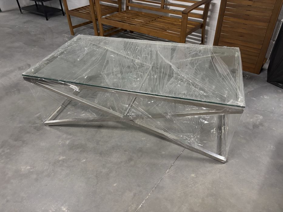 Mesa de Centro de Vidro