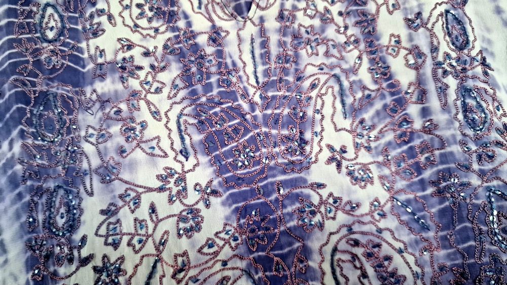 Przepiękna lekka bluzka fioletowa 44 46 wymiana garderoby