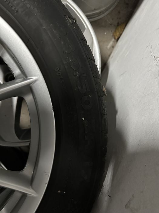 Jantes porsche 17 com pneus