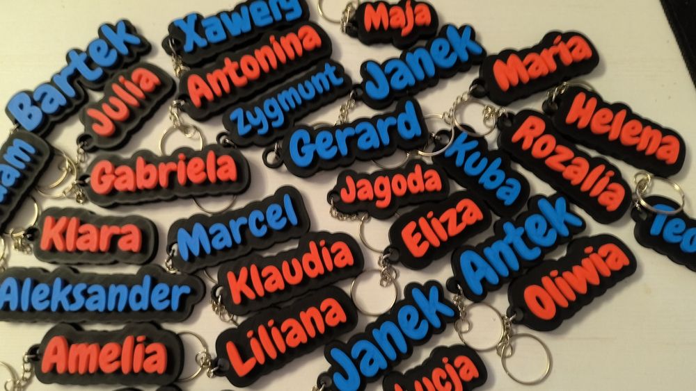 Brelok z imieniem. Personalizowany