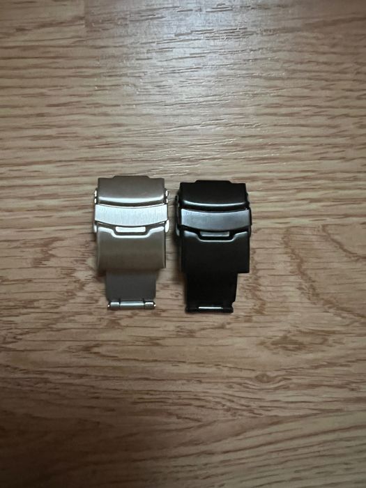 Защёлка пряжка бабочка соединение ремешка чёрного цвета