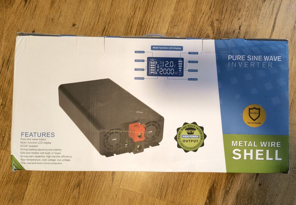 Інвертор DATOUBOSS 1500 Вт(2000 пікова) 24В з ПДК
Ціна