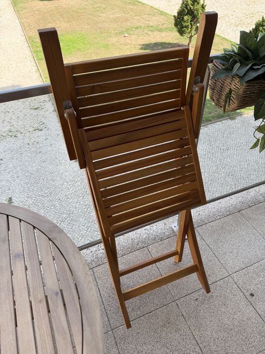 Conjunto de jardim NATERIAL – mesa + 2 cadeiras