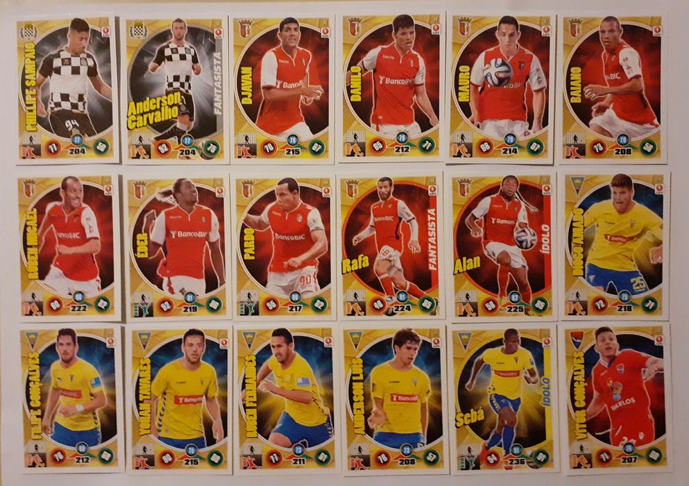 Cartas Novas Adrenalyn XL 2014-15